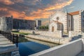 Medieval Fort Veliki KaÃÂ¡tio and St. Blaise`s Church in Ston, Croatia